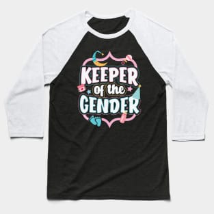 Gender Reveal Keeper of the Gender Baseball T-Shirt